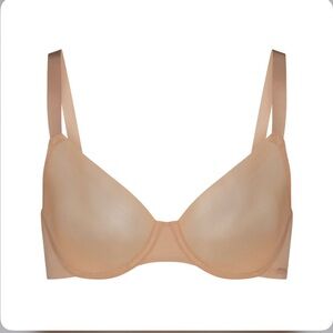 Skims Seamless Tan Demi Bra